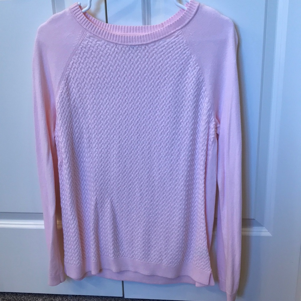 Weave Pink Sweater